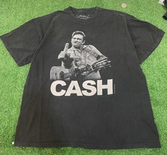 Authentic Jim Marshall Photo JOHNNY CASH The Bird Finger T-Shirt Sz XL