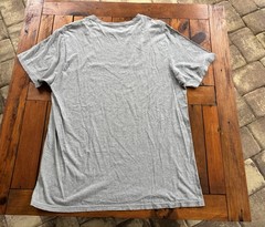 Converse Gray Tee Shirt Men’s XL, Black Bird with Sneakers