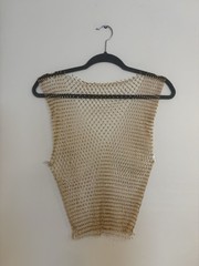 Sexy mens Gold Men’s Mesh Chain Tank Top – Fashion Shirt | XL
