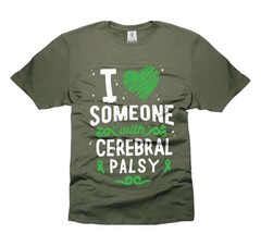 I Love Someone With Cerebral Palsy T-Shirt Cerebral Palsy Awareness T-Shirt