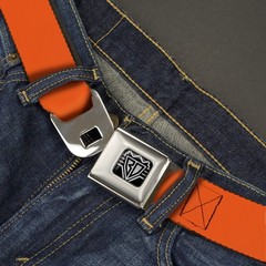 Seatbelt Belt – Neon Orange – 1.0″ Wide – 20-36 Inches in Length