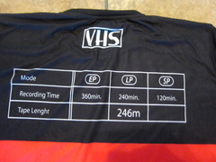 Hoodie Lab Videocassette HGX Multicolor T-Shirt Men’s Size 3XL Double Sided