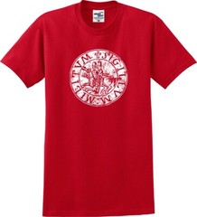 Distressed Seal of The Knights Templar Unisex T-Shirt (S-5X)