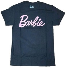 Barbie T-Shirt Mens Movie Black Dolls Tee, XL New Official Extra Large