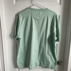 Greg Norman Men’s XL Mint Green Pocket T-Shirt Shark Logo SS Excellent