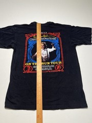 Paul McCartney on the run 2011 concert tour 2 sided shirt Sz Large Beatles Wings