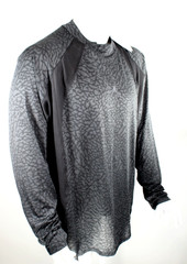 New NIKE Air Jordan Men’s XL Dri-Fit ADV Black / Gray Long-Sleeve Shirt MSRP $80