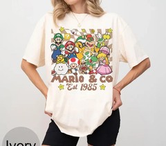 Mario and Friends Shirt, Retro Super Mario Shirt, Mario Family Shirt