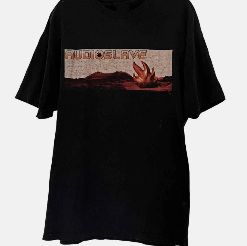 Audioslave Band Shirt 2003 Tour Classic Black Unisex S-5XL 1V0139 NEW