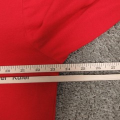 Polo Ralph Lauren Shirt Mens Large Red Long Sleeve Script Logo Performance Flex