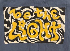 Extra Vitamins Be The Light 2 Sided Long Sleeve Trippy Hippie Floral Sun Shirt S
