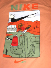 Nike Tee Golf Men’s Graphic Print Loose Fit T Shirt Small