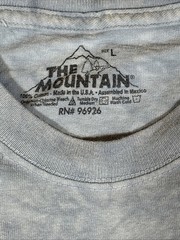 Vintage 2011 The Mountain Blue Tie Dye Birds On A Tree Branch T-Shirt Size L