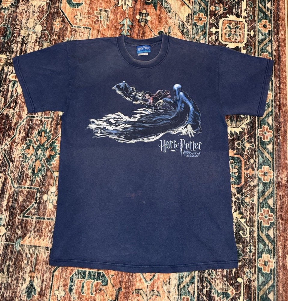 Rare 2004 Vintage Harry Potter Prisoner Of Azkaban German Promo Shirt Size L