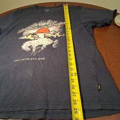 Lee Jeans T Shirt Mens Size Extra Large Country Western Cowboy And Bronco