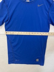Nike Pro Dri-Fit Mens Athletic T-Shirt Sz. Large Short Sleeve Solid Blue