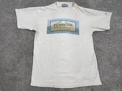 VINTAGE Pendleton Shirt Mens Large White Originals Graphic Made USA 90s