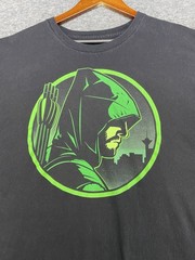 Green Arrow DC Mens XXL Black Green Short Sleeve Graphic T-shirt See Pics
