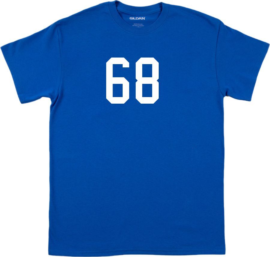 68 Retro Varsity College T-Shirt – Ivy League, 60s, Customise, Various Colours