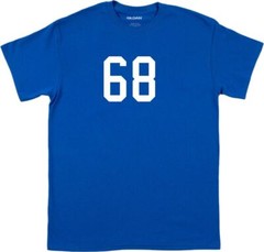 68 Retro Varsity College T-Shirt – Ivy League, 60s, Customise, Various Colours