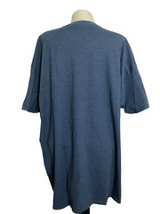 ATHLETIC WORKS Breathable Navy Short Sleeve Crew Neck Pocket T-Shirt Sz 2XL*