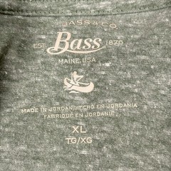 G.H. Bass & Co. Green Short Sleeve Henley Shirt Men’s XL Casual Everyday Relaxed