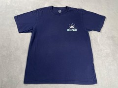 Uniqlo UT T-Shirt Mens L Navy Mt. Fuji Graphic Tee Japan Style Cotton
