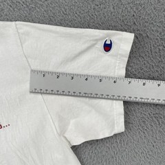 VTG Champion 90s Adult Large White Short Sleeve T Shirt Made In USA GO STANDFORD