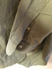Ralph Lauren BLAKE Long Sleeve Shirt L Khaki Vintage 90s For 14Y+ Japan