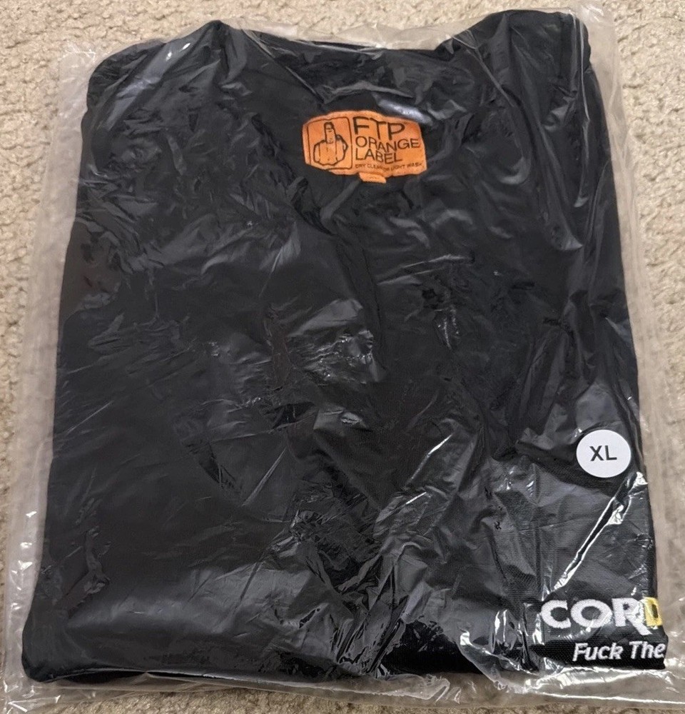 NWT FTP Fuckthepopulation Cordura Pocket Tee Black Size Men’s XL FREE SHIPPING!