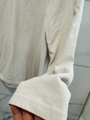Goodfellow & Co Long-Sleeve Henley Shirt — Cream men’s size large 100% cotton