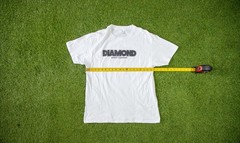Diamond Supply Co T Shirt Brand Logo White Size Large