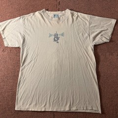 Silver Strand Mens Year of the Dragon Graphic TShirt Tan Large Vintage Style Tee