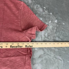 Marine Layer Vintage Heavy Slub Pocket Tee Mens Large Marsala Red Soft $54 NWT