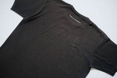 RALPH LAUREN POLO SPORT RLX VTG Y2K RETRO DISTRESSED FADED BLACK T SHIRT SZ L