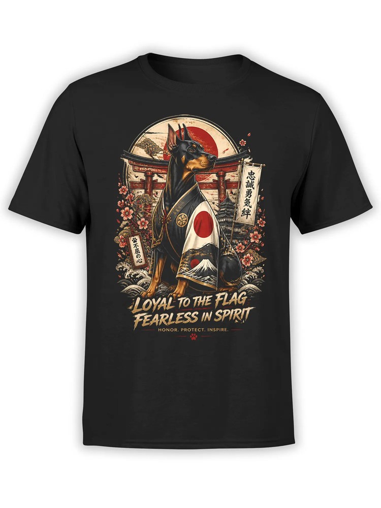 Samurai Guardian Doberman T-Shirt | Unisex
