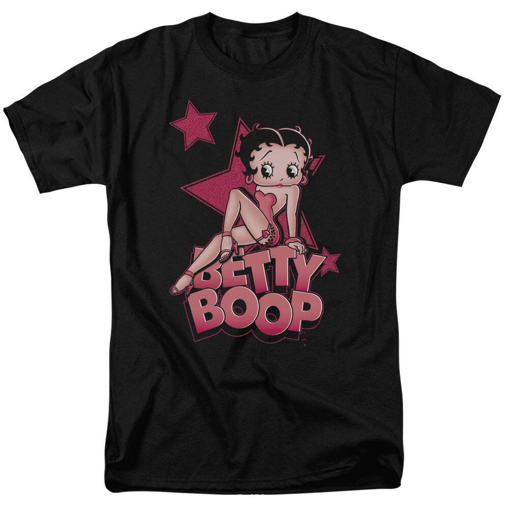 Betty Boop Sexy Star Licensed Adult Unisex T-Shirt Regular Fit Tee SM-3X