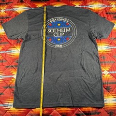 PING Shirt Mens Large Gray Solheim Cup Finca Cortesin Golf Graphic Tee Crewneck