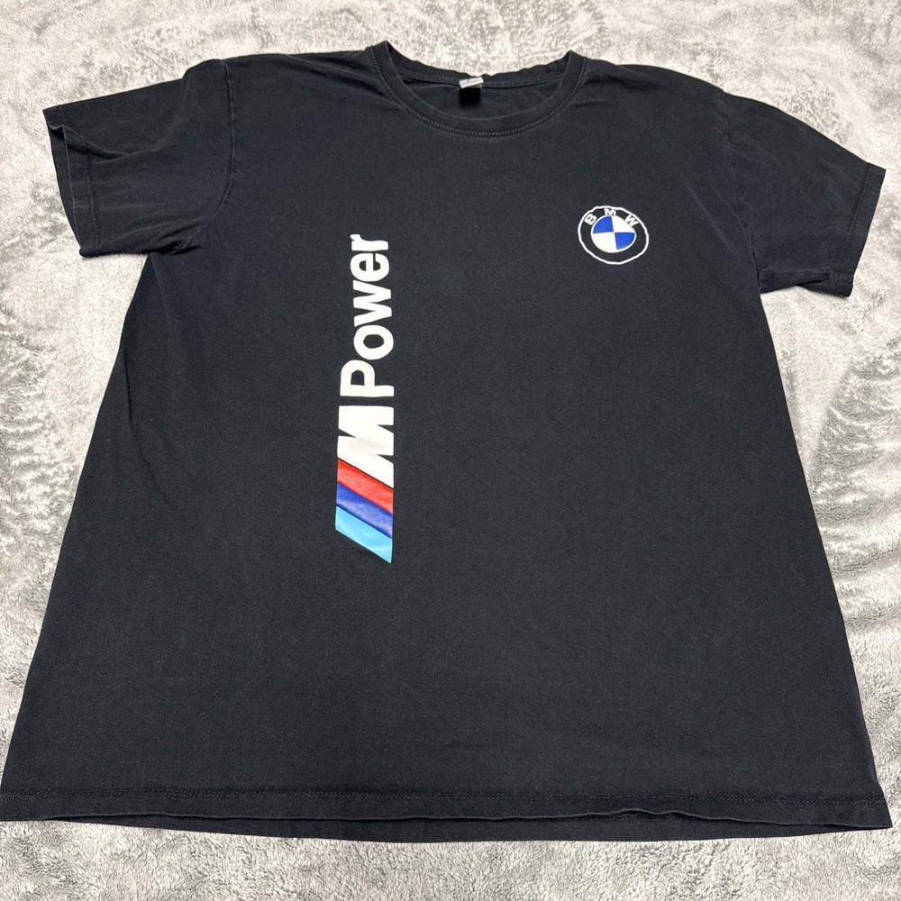 BMW Motorsport Men’s Size XXL T-Shirt Tee Black Crew Neck M Series Racing
