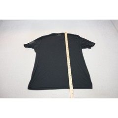 Under Armour T-Shirt Mens Large Black Freedom Flag HeatGear Threadborne EUC