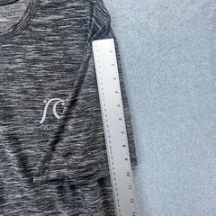 Quicksilver Mens Size Large Gray Striped Breathable Stretchable Shirt