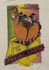 Vintage 90s Special Cargo United Cerebral Palsy L T-Shirt Single Stitch Horse