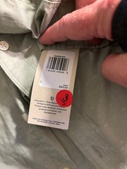 Dockers new w tags long sleeve button down collar L Green light weight mint $50