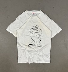 Vintage 80s Tasmanian Devil Looney Tunes Cartoon Retro Essential Tee T-Shirt