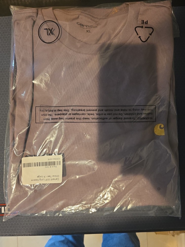 Carhartt WIP Chase Long Sleeve T-Shirt XL Provence (Light Purple)