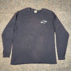 ComfortWash Long Island South Shore Fishing Carleton NY Shirt Mens 2XL Blue