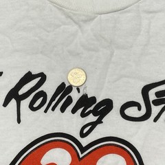 Vintage Rolling Stones T Shirt Small 81 Tour 90s Repro Single Stitch Anvil USA