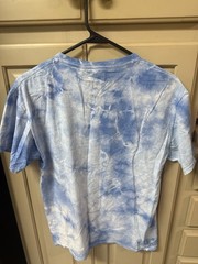 Star Wars Fifth Sun R2D2 Tie Dye Blue White Tshirt Fair Condition Size M