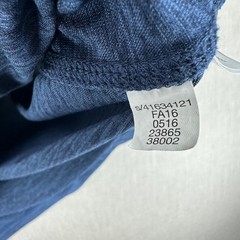 Greg Norman Tasso Elba Shirt Mens XL Blue Performance Space Dye Raglan Tee