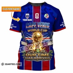 Unisex 3D Shirt – Custom Cape Verde World Cup 2026 Shirt reprint VK13809